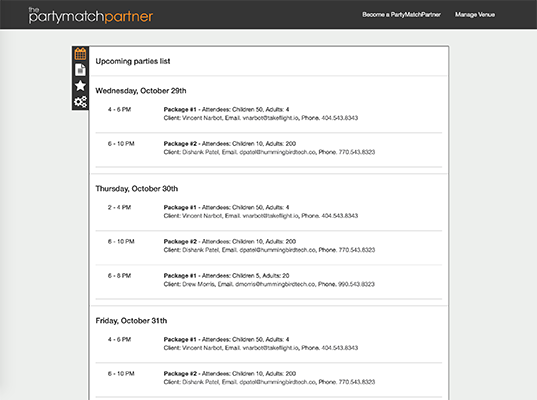 ThePartyMatch project screenshot 3