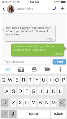 Vidao Messenger project screenshot 1