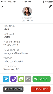 Vidao Messenger project screenshot 4